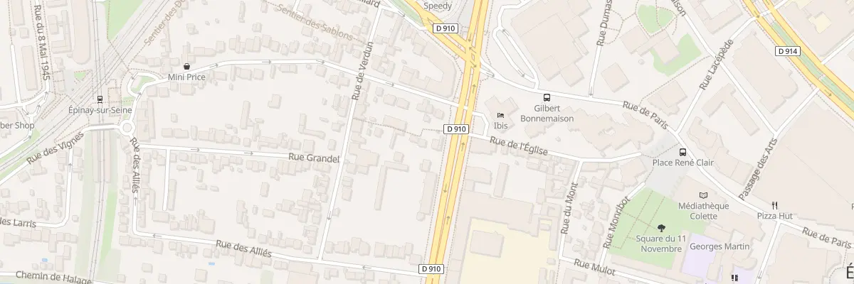 Plan du 5 Sen Saint-Médard à Épinay-sur-Seine