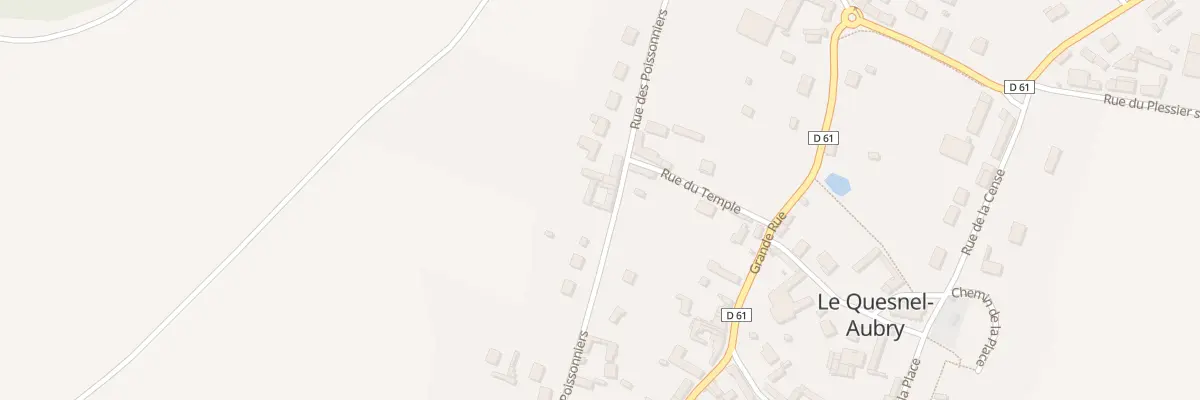Plan du 23 Rue des Poissonniers au Quesnel-Aubry