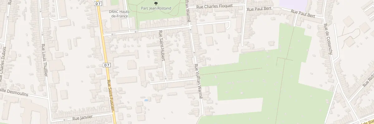 Plan du 228 Rue Vulfran Warmé à Amiens