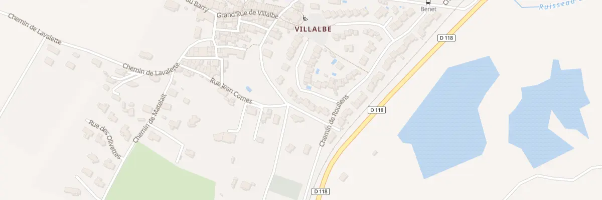 Plan du 9009 Imp Bénet à Carcassonne