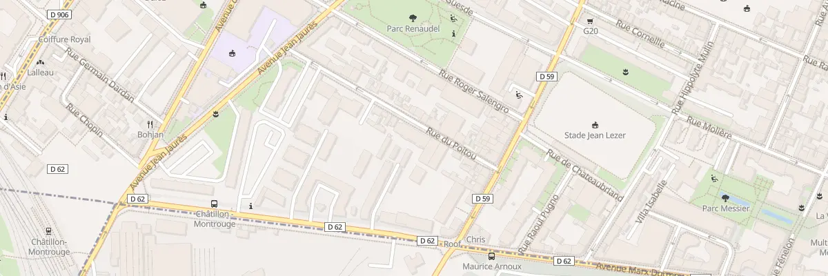 Plan du 19 Rue du Poitou à Montrouge