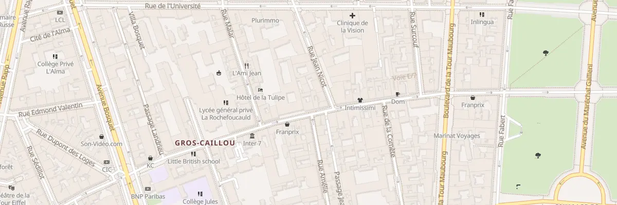 Plan du 78 Rue Saint-Dominique à Paris 7e Arrondissement