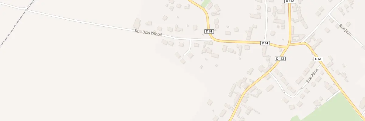 Plan du 7 Rue Bois l’Abbe à Campremy