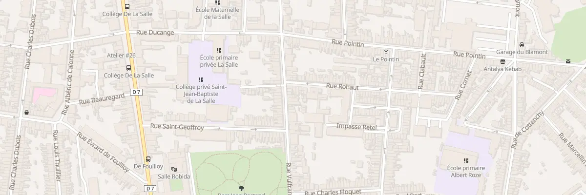 Plan du 125 Rue Vulfran Warmé à Amiens