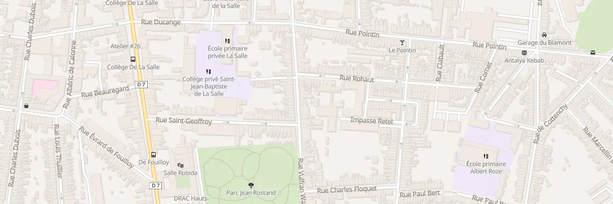 Plan du 133 Rue Vulfran Warmé à Amiens