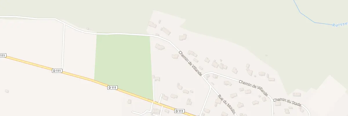 Plan du 15 Che de Villande à Villardonnel