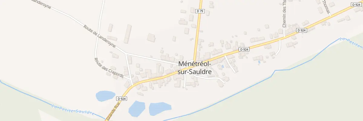 Plan du 4 Rte de Landeroyne à Ménétréol-sur-Sauldre