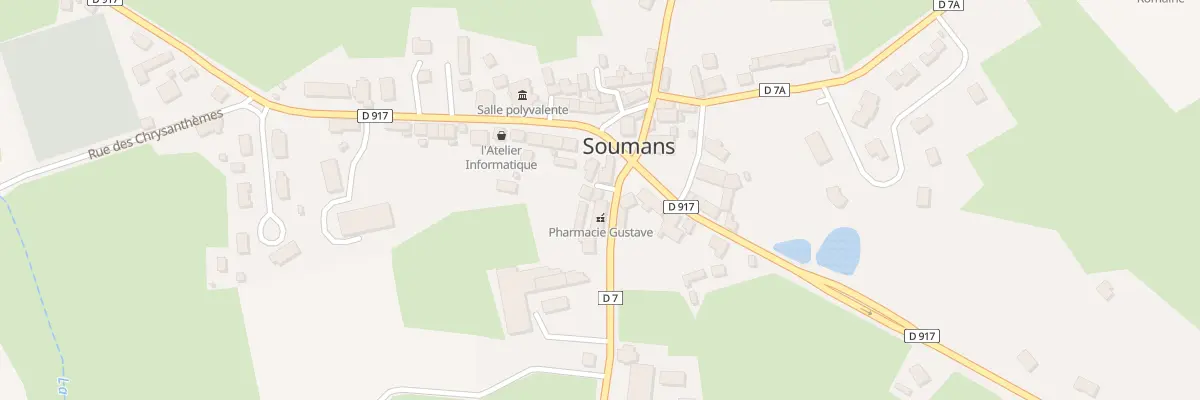 Plan du 6 Rue Eugene Romaine à Soumans
