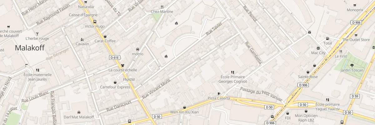 Plan du 41B Rue Vincent Moris à Malakoff