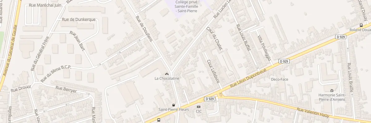 Plan du 20 Rue Lucien Lecointe à Amiens