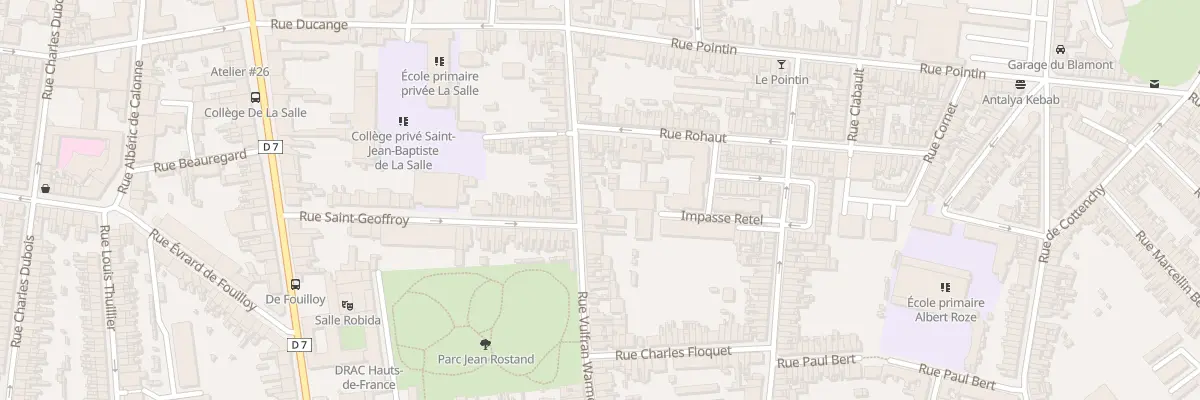 Plan du 137 Rue Vulfran Warmé à Amiens