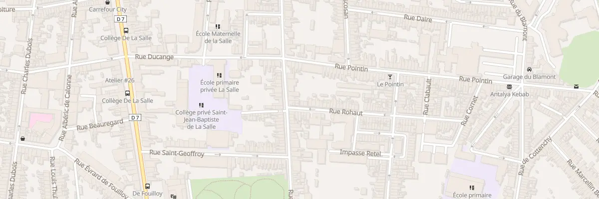 Plan du 115 Rue Vulfran Warmé à Amiens