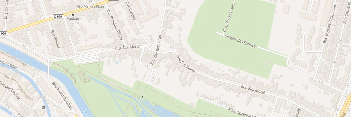 Plan du 114 Rue Eloi Morel à Amiens