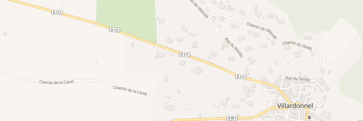 Plan du 25 Rte de Cuxac-cabardés à Villardonnel