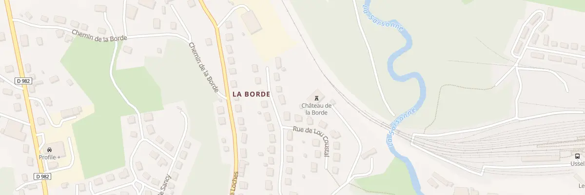 Plan du 16 Rue de la Talve à Ussel