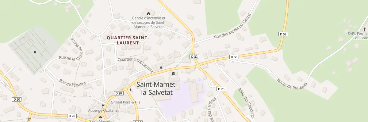Plan du 5234 Le Bourg à Saint-Mamet-la-Salvetat