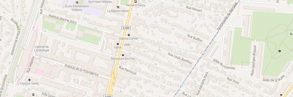 Plan du 6 Rue Louis Barthou à Antony