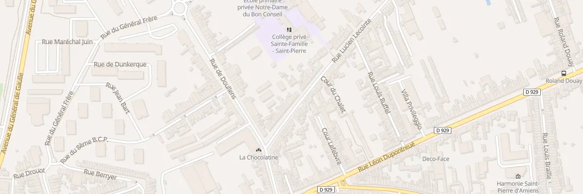 Plan du 37 Rue Lucien Lecointe à Amiens