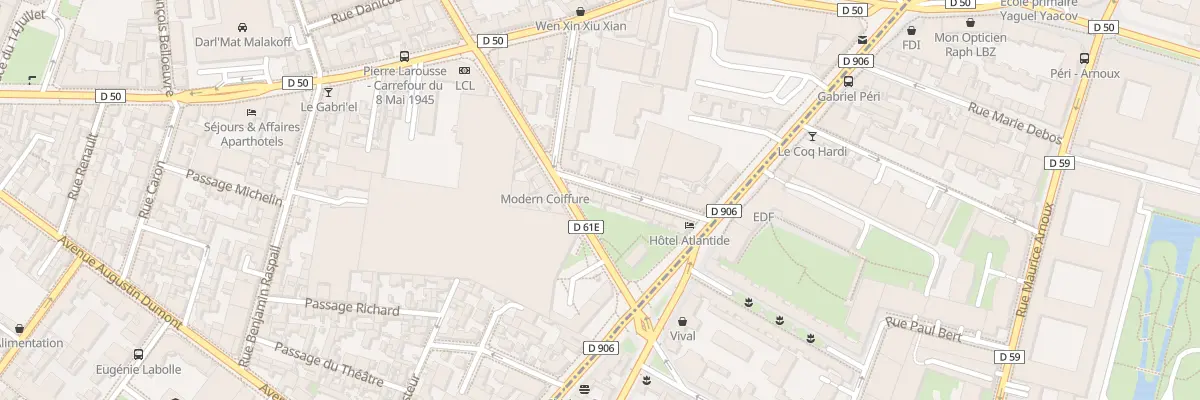 Plan du 6 Rue Francois Coppee à Malakoff