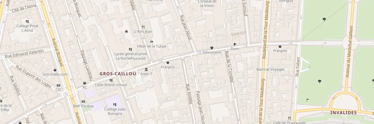 Plan du 91 Rue Saint-Dominique à Paris 7e Arrondissement