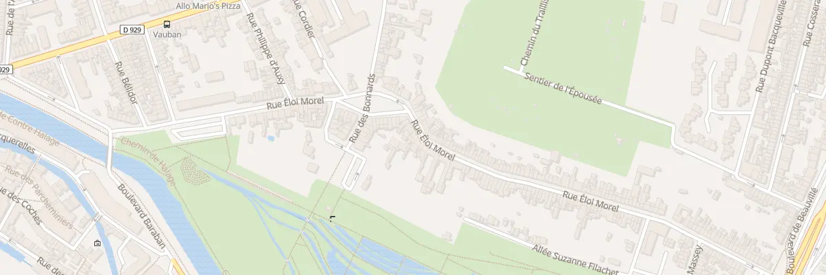 Plan du 120 Rue Eloi Morel à Amiens