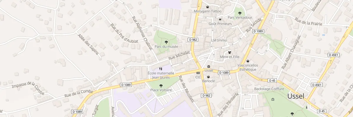 Plan du 9002 Petite Rue Duche à Ussel