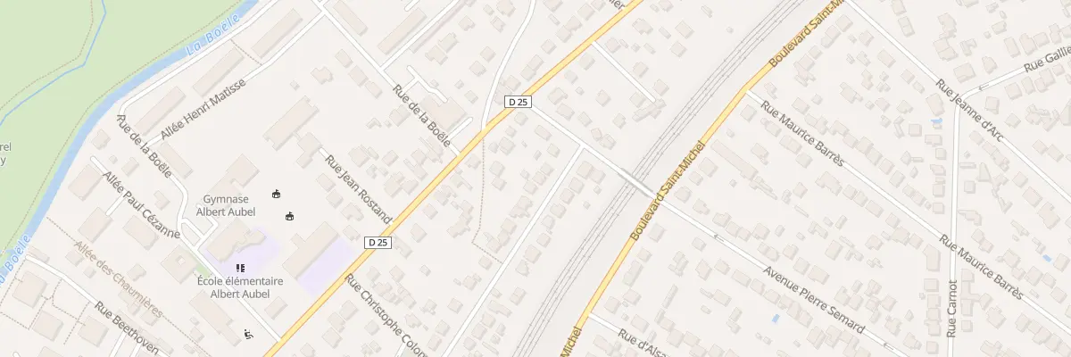 Plan du 6 Rue d’Amérique à Sainte-Geneviève-des-Bois
