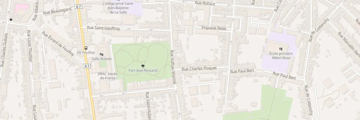 Plan du 167 Rue Vulfran Warmé à Amiens