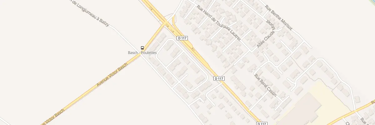 Plan du 44 Rue des Poulettes à Longjumeau