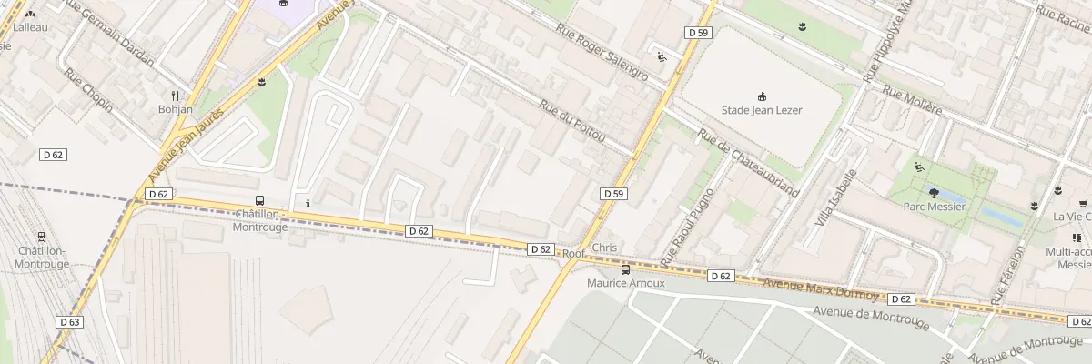 Plan du 166 Rue Maurice Arnoux à Montrouge