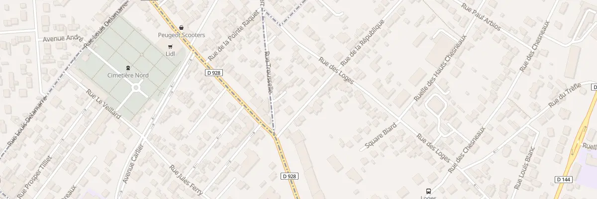 Plan du 96 Rue de la République à Montmorency