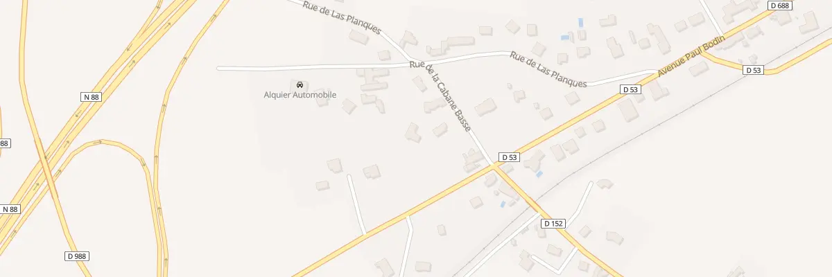 Plan du 5 Rue de la Cabane Basse à Tanus