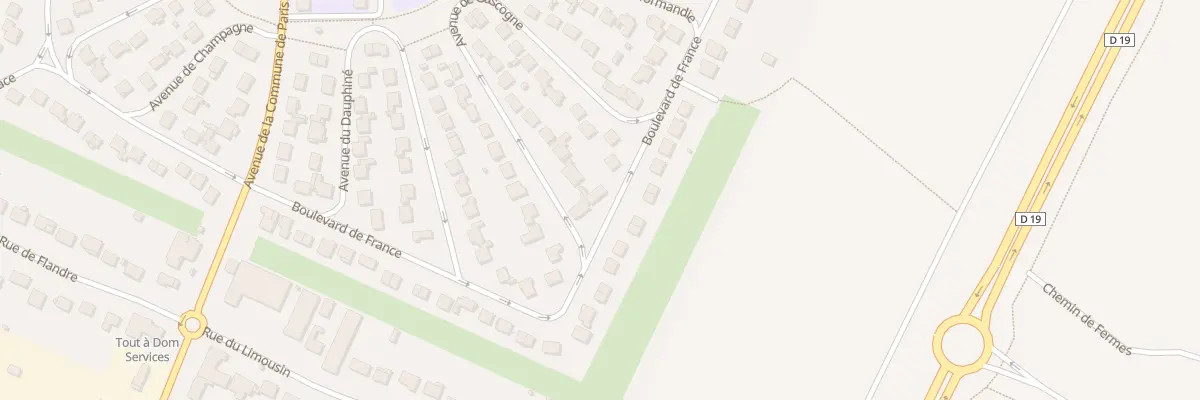Plan du 59 Bd de France à Brétigny-sur-Orge