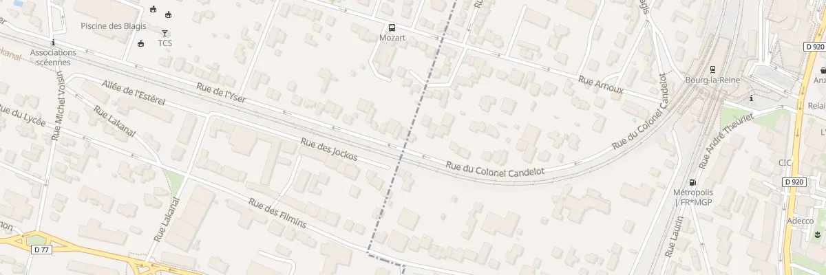 Plan du 42 Rue du Colonel Candelot à Bourg-la-Reine