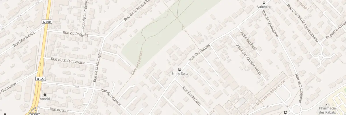 Plan du 134 Rue des Rabats à Antony