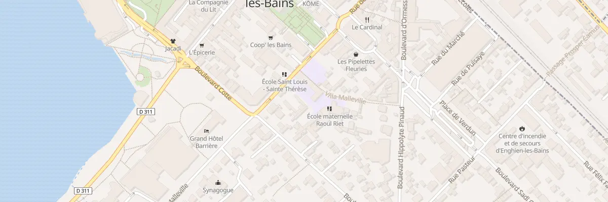 Plan du 25 Rue de Malleville à Enghien-les-Bains