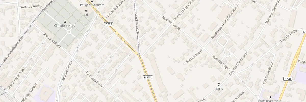 Plan du 101 Rue de la République à Montmorency