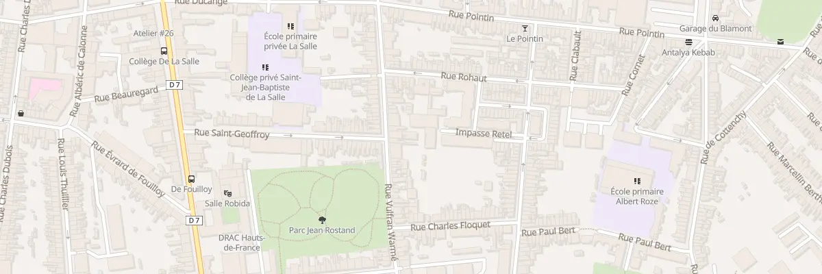 Plan du 141 Rue Vulfran Warmé à Amiens