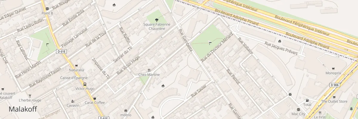 Plan du 27 Rue Chauvelot à Malakoff