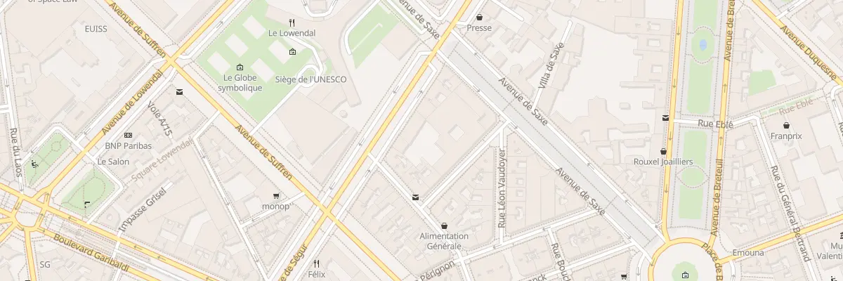 Plan du 61 Av de Ségur à Paris 7e Arrondissement