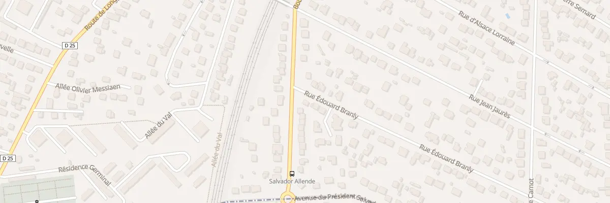 Plan du 2 Rue Edouard Branly à Sainte-Geneviève-des-Bois