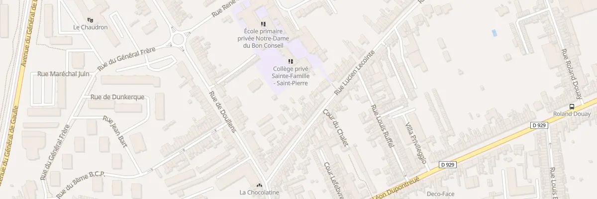 Plan du 57 Rue Lucien Lecointe à Amiens