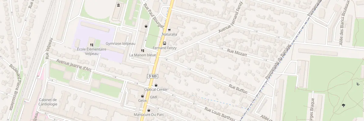 Plan du 3 Rue Buffon à Antony