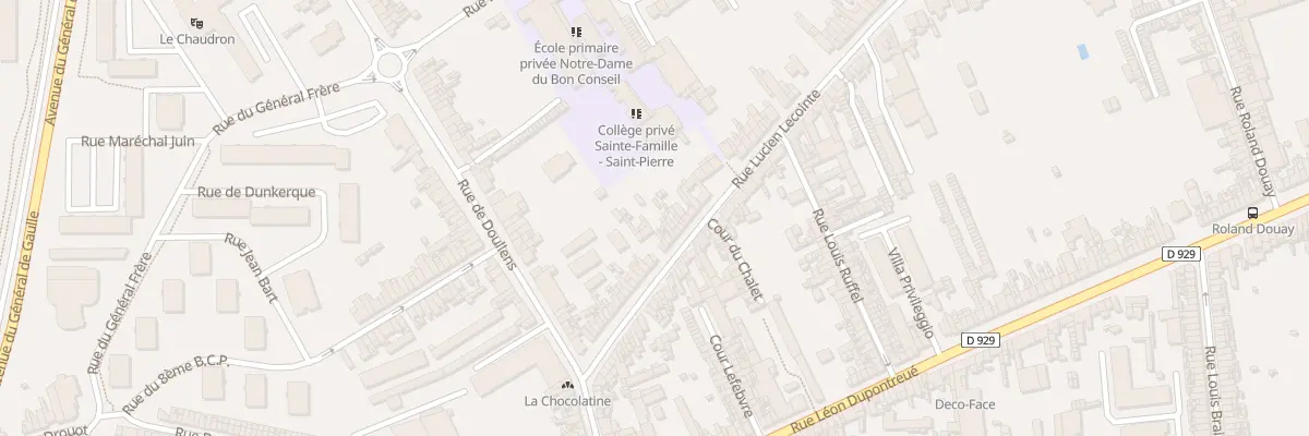 Plan du 49 Rue Lucien Lecointe à Amiens
