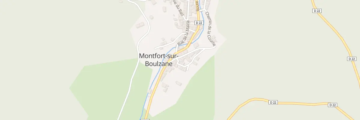Plan du 20 Le Village à Montfort-sur-Boulzane