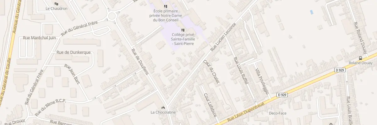 Plan du 47 Rue Lucien Lecointe à Amiens