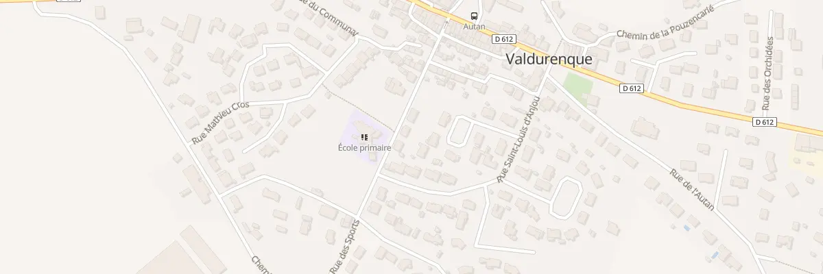 Plan du 9 Rue des Sports à Valdurenque