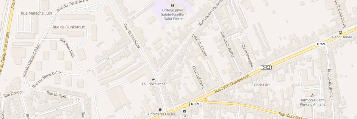 Plan du 32 Rue Lucien Lecointe à Amiens