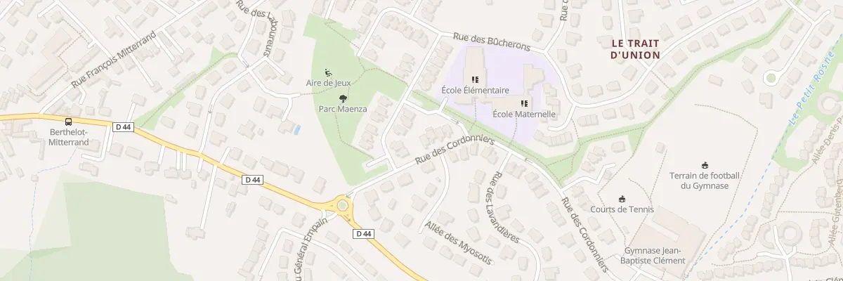 Plan du 1 Rue des Cordonniers à Bouffémont