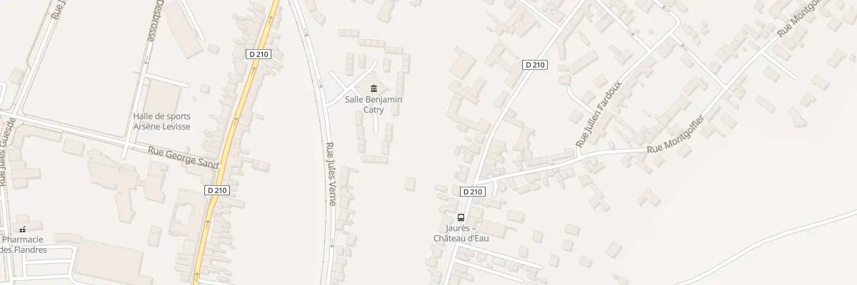 Plan du 33E Rue Jean Jaurès à Arques